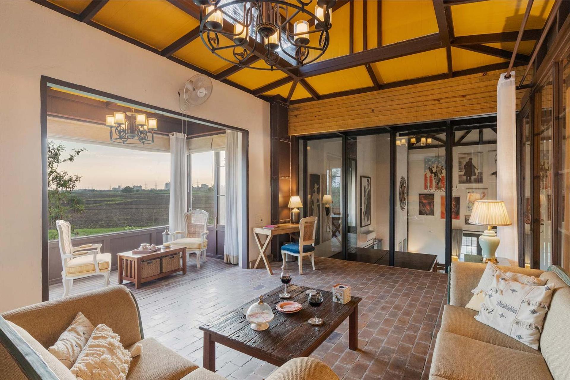 Stayvista'S The Barn House - Farm-View Villa With With Bonfire, Indoor Pool & Bar Chandigarh Exterior photo