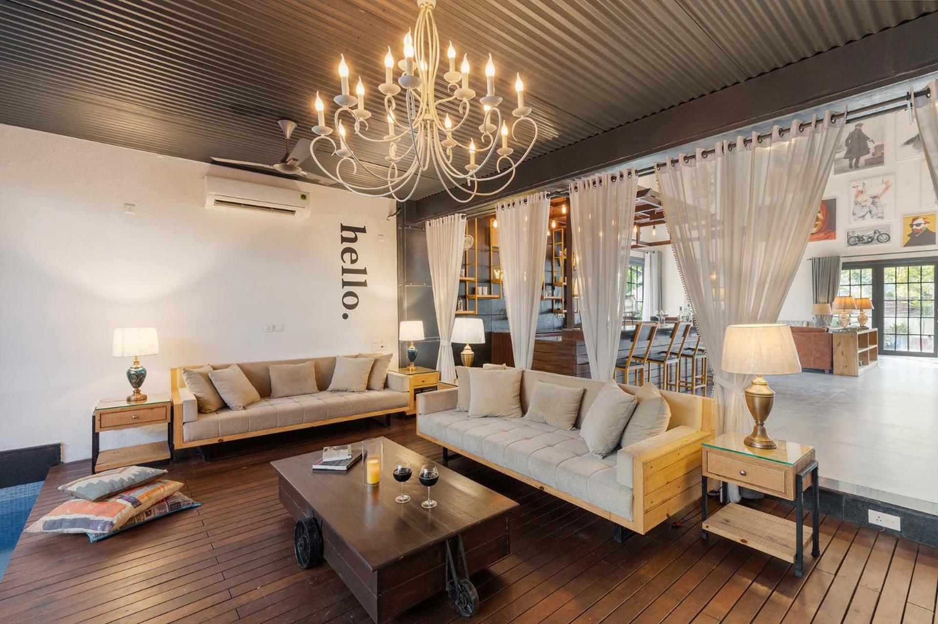 Stayvista'S The Barn House - Farm-View Villa With With Bonfire, Indoor Pool & Bar Chandigarh Exterior photo